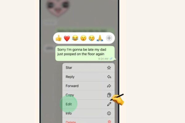 WhatsApp Tambah Fitur Edit Pesan Hingga 15 Menit Setelah Dikirim WhatsApp Tambah Fitur “Edit Pesan” Hingga 15 Menit Setelah Dikirim