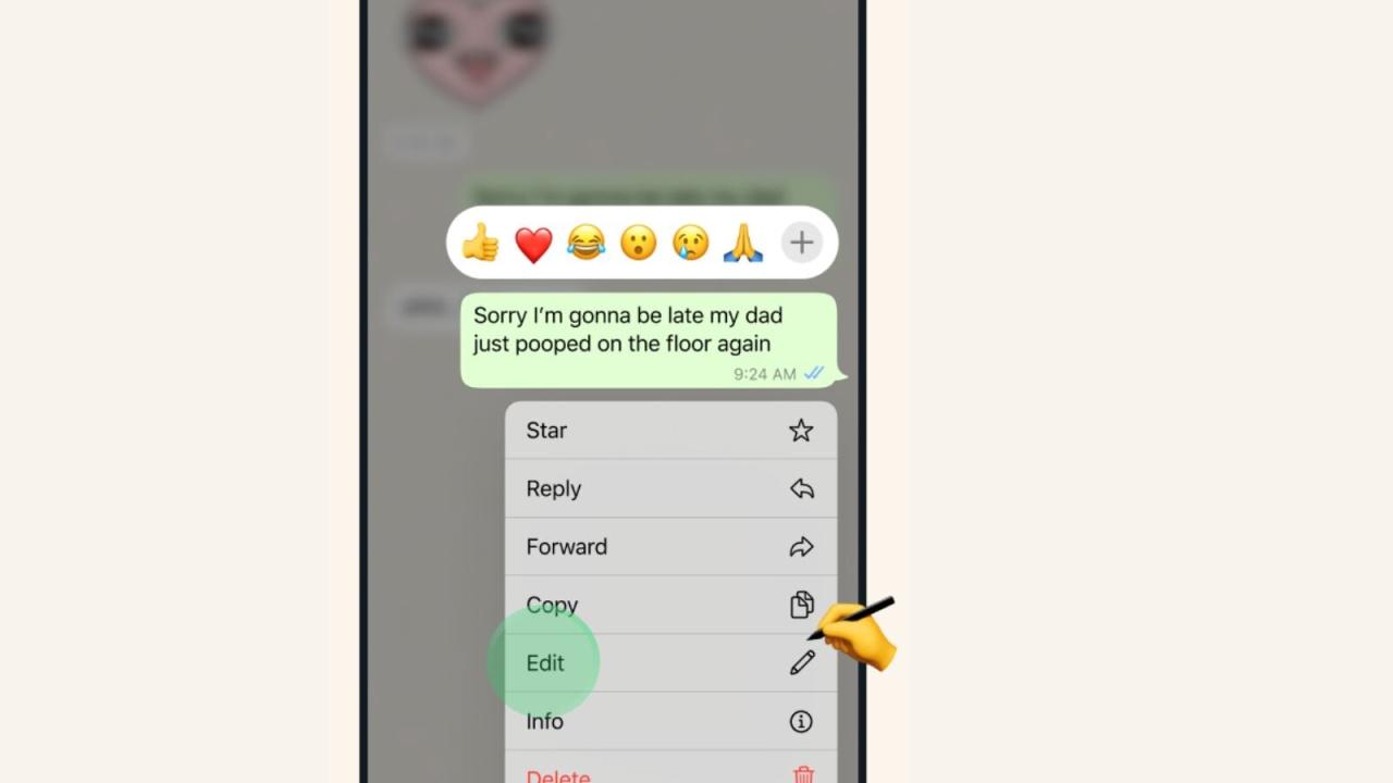 You can now edit messages on WhatsApp... but within 15 minutes WhatsApp Tambah Fitur “Edit Pesan” Hingga 15 Menit Setelah Dikirim